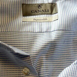 Canali 1934 Impeccabile Stretch Dress Shirt size 43-17 XL Men NEW